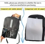 Fashion trend backpack backpack for men and women junior high school high school student bag large capacity korean version of th - Image 3