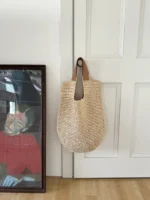 Handmade Woven Beach Bags for Women Handbag Large Capacity Travel Shoulder Bag Bohemian Straw Bag Vacation Shopper Tote Clutch - Image 15