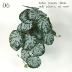 Artificial Terrarium Plants Vine Wall Hanging Flower Rattan Simulation Plastic Leaf Rattan Green Grass Home Balcony Garden Decor - Image 13