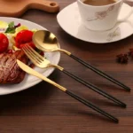 Stainless Steel Cutlery Set With Storage Box 4 Counts Portable Tableware Set For Home Kitchen Dining Room Household Tableware - Image 11