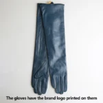 Multiple Colors 50cm Long Leather Gloves, Sheepskin Women's Leather Gloves, Warm Women's Winter Gloves, Simple Women's Gloves-22 - Image 13