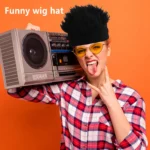 Hat with Wig Knitted Spiked Hairs Realistic Hip Hop Wig Hat Men Women Cold Weather Hats for Daily Wear Party Cosplay - Image 11
