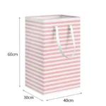 75L Large Laundry bags Baskets with Handles Durable Dirty Clothes Hamper Storage Basket for Home Dorm Hotels Laundry 40*30*60cm - Image 8