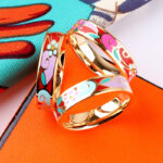 Fashion Scarves Buckle Stainless Steel Ring Women Brooches Enamelled Scarfs Buckles Ring High-Grade Scarf Clip Metal Brooch 2022 - Image 11