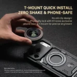 TILTA Khronos  Fisheye Lens 16mm Wide Angle Lens Micro 10x Macro Lens Telephoto Lens Camera Lens T-Mount Lenses for iPhone - Image 5
