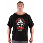 Men's T Shirts Fitness Men Bodybuilding  Shirt Batwing Sleeve Rag shirt Gym Fitness Muscle Running T shirt - Image 31