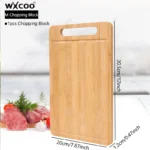Wooden Chopping Boards Cutting Serving Board Double-sided Available Wooden Thick Boards for Chopping Charcuterie Serving Boards - Image 13