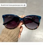 Women's Cat Eye Sunglasses Retro Butterfly Sunglasses Women's Fashion Mountaineering Sunglasses - Image 22