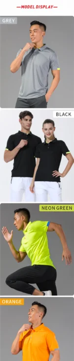 POLO T-shirt Free Customization Printing Logo Image Design T-shirt Short Sleeve Cultural Shirt Enterprise Work Suit Unisex - Image 18