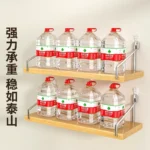 Simple No-Punch Wall Shelf For Books, Decorations, Dolls, Wall Display For Study, Living Room, Hanging Organizers - Image 38