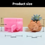 Multipurpose Handmade Decoration with Pamdas Silicone Mold Portable Craft Supplies for Flower Vases and Penholder X3UD - Image 6