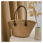 Handmade Women's Shoulder Bag Large Capacity Handbags Bohemian Summer Straw Beach Bag Female Shopper Basket Woven Tote Bags - Image 22
