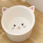 Pet Supplies Ceramic Cat Bowl Creative Cute Dog Food Feeding Basin Multi-use Slanted Mouth Pet High Foot Bowl Kitten Puppy - Image 10