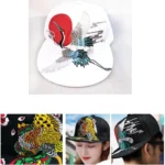 Men Baseball Cap Flat Hats  Embroidery Flat Top Hat Men Women Outdoor Leisure Hip Hop High Street Big Head Plus Size - Image 9