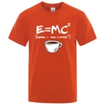 Summer Men T-shirt Cotton Blend Casual Funny Energy=Milk+Coffee Print Men Cool Loose O-neck Tops For Men Short Sleeve Male Tees - Image 8