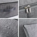 Foldable Under Bed Bags Shoes Quilts Storage Box Organizer Large Capacity Thick Breathable Underbed Cloth Storage Bag Container - Image 5