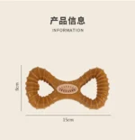 Dog toy is durable and chew-resistant, dispenses treats, grinds teeth, cleans teeth, educational and interactive pet supplies - Image 9