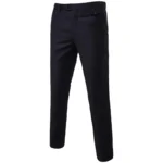 Men's Casual Dress Pants Stretch Comfortable Office Black Slim Suit Pants Business - Image 6