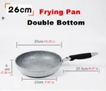 Frying Pan 28/26/24/20cm Wok Pan Non-stick Pan Skillet Cauldron Induction Cooker Frying Pans Pancake Pan Egg Pan Gas Stove Home - Image 11