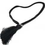 Women 160cm Bow Dress Woven Rope Tassle Waist Rope Waist Chain Braided Belts Tassles Belts - Image 5