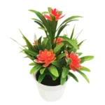 Artificial Flowers Plant Pot Simulate Fake Plastic Flowers Home Office Decor Gift Desktop Bonsai Wedding Party Balcony Ornaments - Image 10