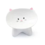 Pet Supplies Ceramic Cat Bowl Creative Cute Dog Food Feeding Basin Multi-use Slanted Mouth Pet High Foot Bowl Kitten Puppy - Image 9