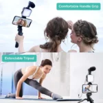 Smartphone Vlogging Kit for iPhone Android with Tripod Mini Microphone Starter Vlog kit for Live Stream Video YouTube - Image 11