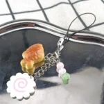 Fashion Food Mobile Phone Straps Charm Women Cute Bead Keychain Lanyard For iPhone Case Camera Bags Decoration Pendant - Image 2