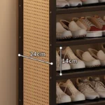 Display Foldable Shoe Racks Organizer Cabinet Portable Luxury Shoe Racks European Shelf Meuble Chausssure Home Furniture - Image 5