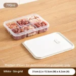 Refrigerator Food Storage Containers, Suitable For Meat And Other Food, Food-grade Airtight Containers, 2/4/6 Compartments. - Image 9