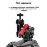 Camera Accessories Three-head Hot And Cold Shoe Base Aluminum Alloy Extension For Camera Cage Rig Variety Of Expansion Interface - Image 10