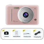 4k Digital Camera IPS HD 50MP CCD Camera 2.4" Autofocus Vlogging Student Camcorder 8X Dual Cam and LED Flash Video Photo Filming - Image 8