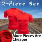 Men's Tight Dry Tshirt Muscle Moisture Wicking Gym Tshirts Fitness Sportswear Casual Holiday Short Sleeve Clothing Apparel - Image 12