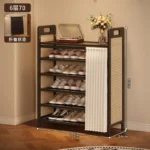 Display Foldable Shoe Racks Organizer Cabinet Portable Luxury Shoe Racks European Shelf Meuble Chausssure Home Furniture - Image 7