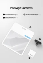 TELESIN Magnetic Two Claw Adapter Action Camera Accessories For Insta 360 Ace Ace pro Adapter - Image 19