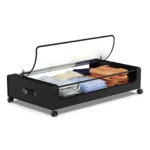 Under Bed Storage Container with Lids and Wheels Multifunctional Home Clothes Storage Bins Visible Dustproof Underbed Drawers - Image 9