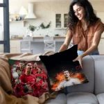 Pillow Covers Cartoon Sofa Decorative Home Double-sided Printing Short Plush Cute Cushion Football Star C Ronaldo Number 7 Cover - Image 20