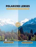 Sports Sunglasses for Men Polarized Comfortable Wear Square Sun Glasses Male Light Weight Eyewear Accessory with Origina UV400 - Image 4