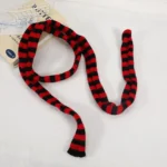 2024 Women Harajuku Cotton Scarves Y2k Black Grey Stripe Long Scarves 180cm Thin Long Decorative Neckerchief Fashion Streetwear - Image 17