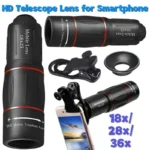 18/28/36X Telephoto Mobile Phone Lens HD High-Power Monocular Telescope External Connected To Mobile Phone Photography Parts - Image 9