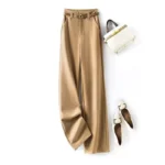 Dress Pants Work Office Long Women's Tailoring Female Trousers Casual Harajuku Slacks All Medium Y2k Streetwear Elastic One Size - Image 2