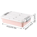 Under Bed Organizer Under Bed Storage Containers Waterproof With Casters Large Capacity Space Saving Storage Supplies - Image 11