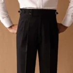 Business Pants Men Social Trousers Office-trouser Retro Gentlemen Italian Naples Casual Suit Pant Men Straight Dress Pants 2024 - Image 4