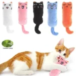 Cat Toy Cute Pet Catnip Toys Cat Plush Thumb Pillow Pet Supplies  аксесуари для котів juguete para gato - Image 7