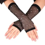 Ladies' Gloves, Long Hook-Finger Tinted Gloves, Ball Gloves, Bride's Wedding Dress Gloves, Sun-Protective Fashion Gloves C101 - Image 30