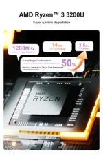 Ninkear YBOOK15 2 in 1 Laptop AMD Ryzen™ 3 3200U 15.6' 360° Flip FHD IPS Touchscreen 16G+512GB SSD  Backlit Keyboard Windows 11 - Image 15