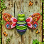 Wall Hanging Art  3D Sculpture Wall Art  Sculpture Ornament for Living Room Garden Bedroom - Image 2