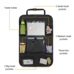 Car Trunk Organizer Universal Adjustable Backseat Storage Bag Net High Capacity Hanging Organizers for Jeeps SUVs Vans - Image 6