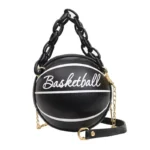 2025 Crossbody Bag New Network Red Personality Fun Pink Ins Versatile Chain Football Basketball Shoulder Bag Small Round Bag - Image 18