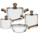 Stainless steel cookware set of 4, made in China